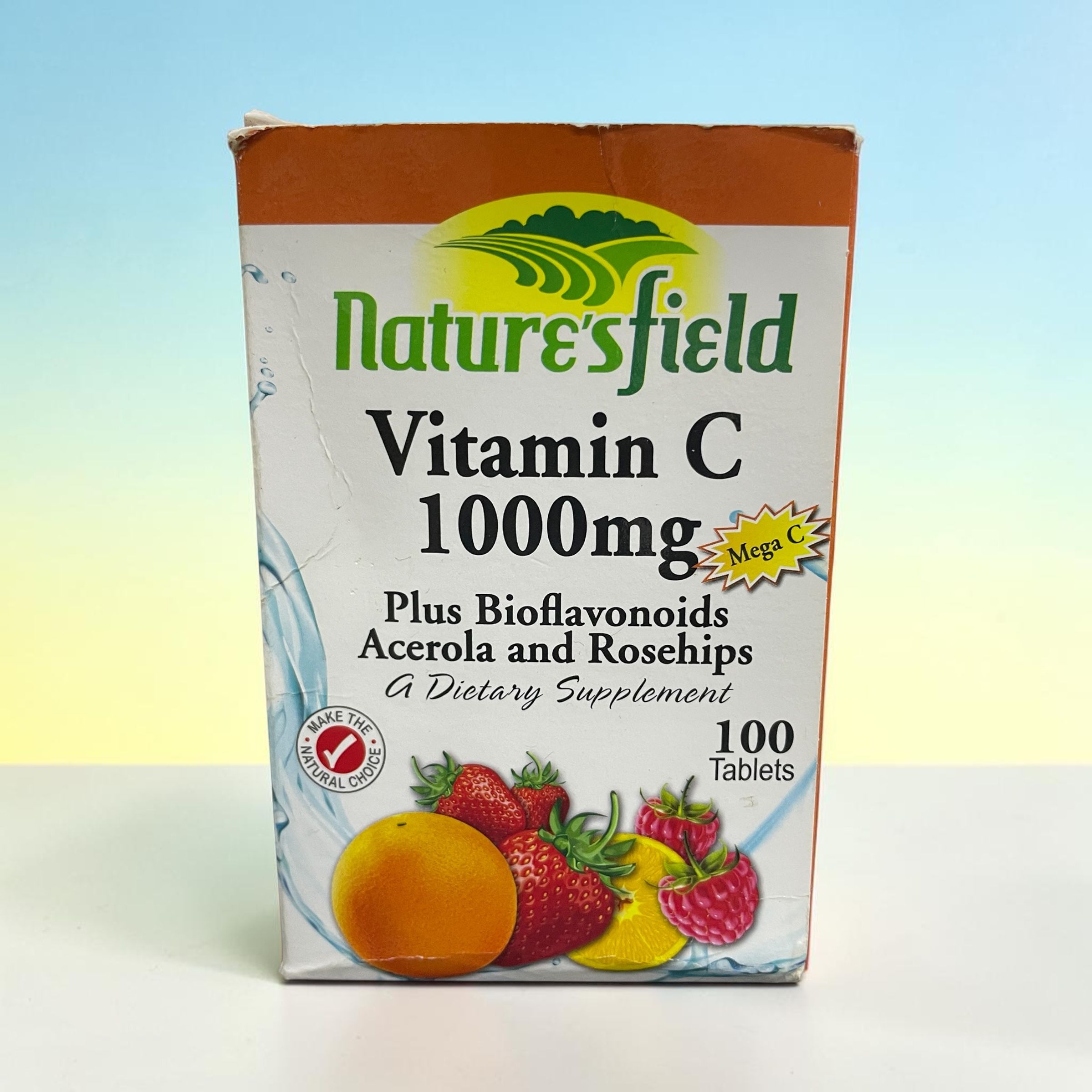 NATURES FIELD  VITAMIN C 1000MG TABS X100